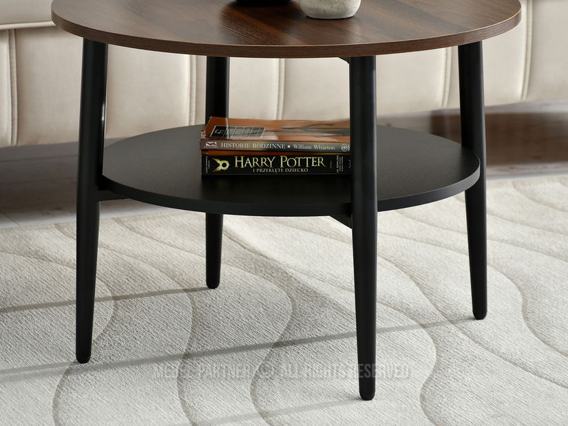 Konferenčný stolík Randolf S (orech + čierna)