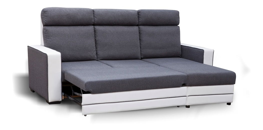 Sarokkanapé Maurita (kék + fekete) (J)