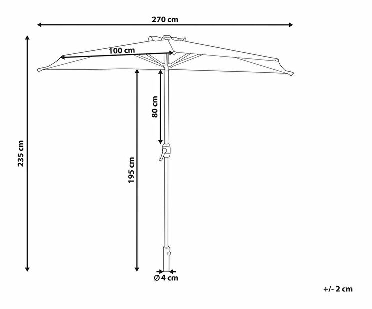 Umbrelă Giovanni (bej)