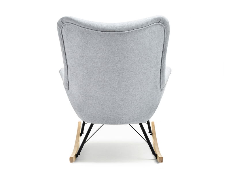 Relaxačné kreslo Laurentino (sivá + čierna)