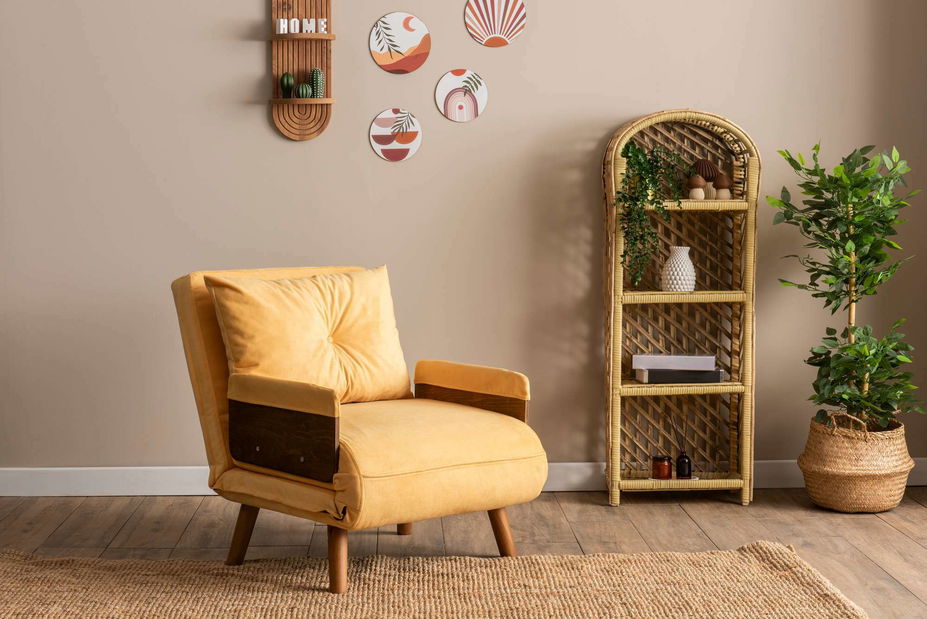 Fotoliu Como cu (muștar)