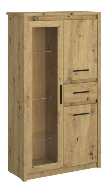 Vitrína IRON (dub artisan)