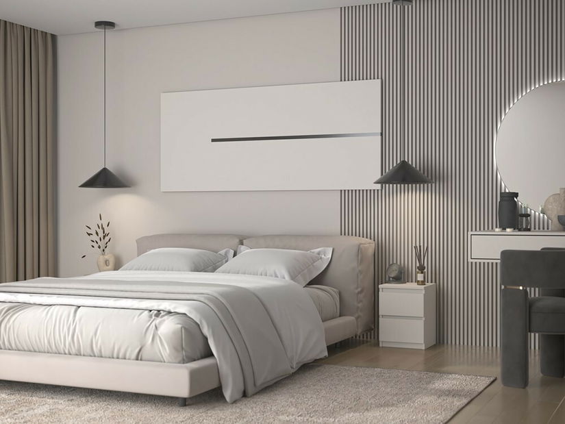 Noćni ormarić Musecalo 2 (kašmir)