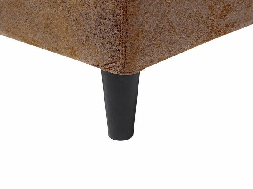 Manželská posteľ 180 cm FUTTI (s roštom) (hnedá)