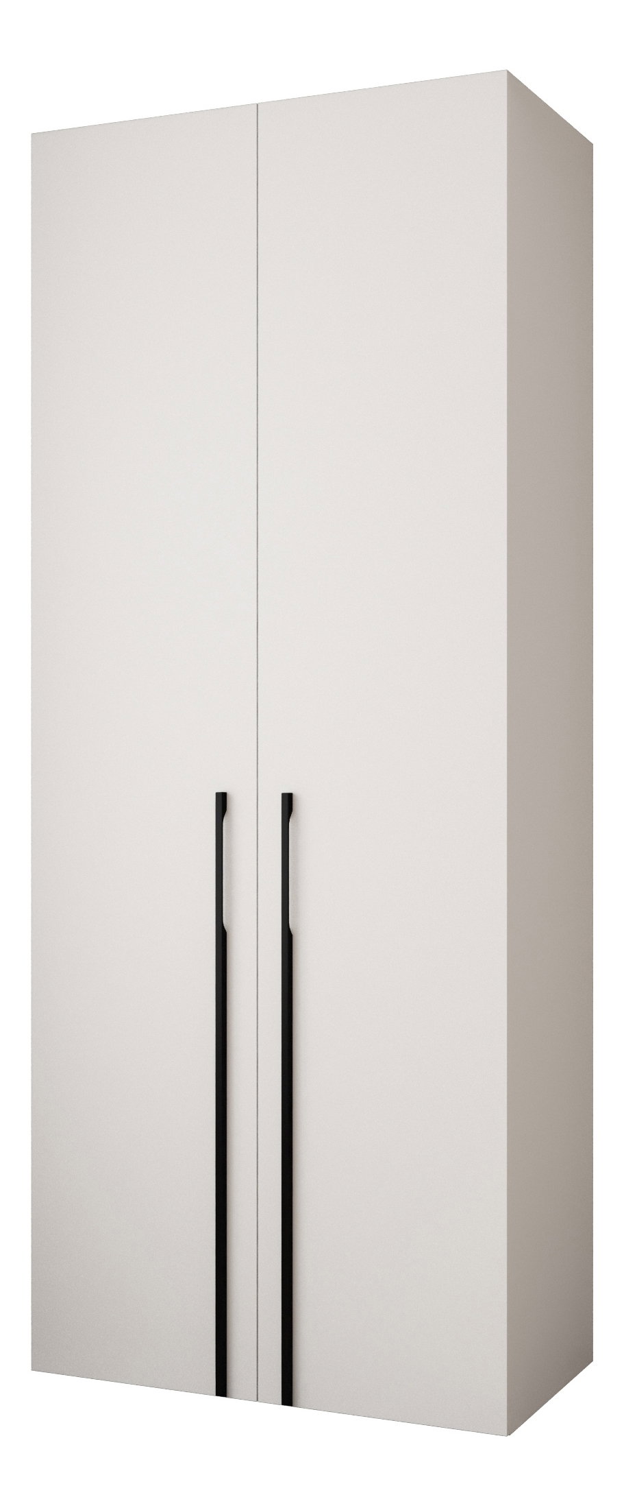 Ruhásszekrény 100 cm Carmela 50-3 (fehér + fekete)