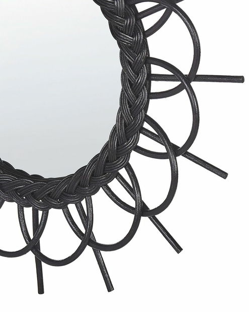 Nástenné zrkadlo Thais (čierna) 