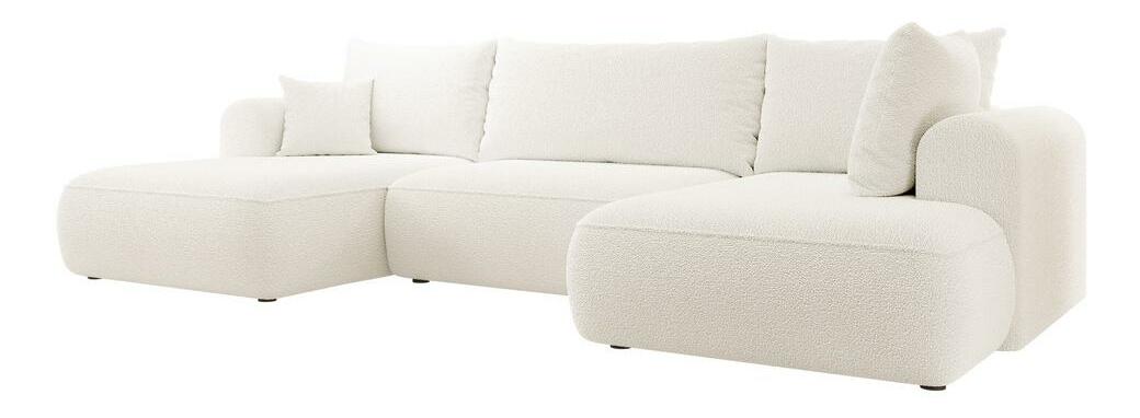 U alakú sarokkanapé Olivo U (J) (krém + fekete)