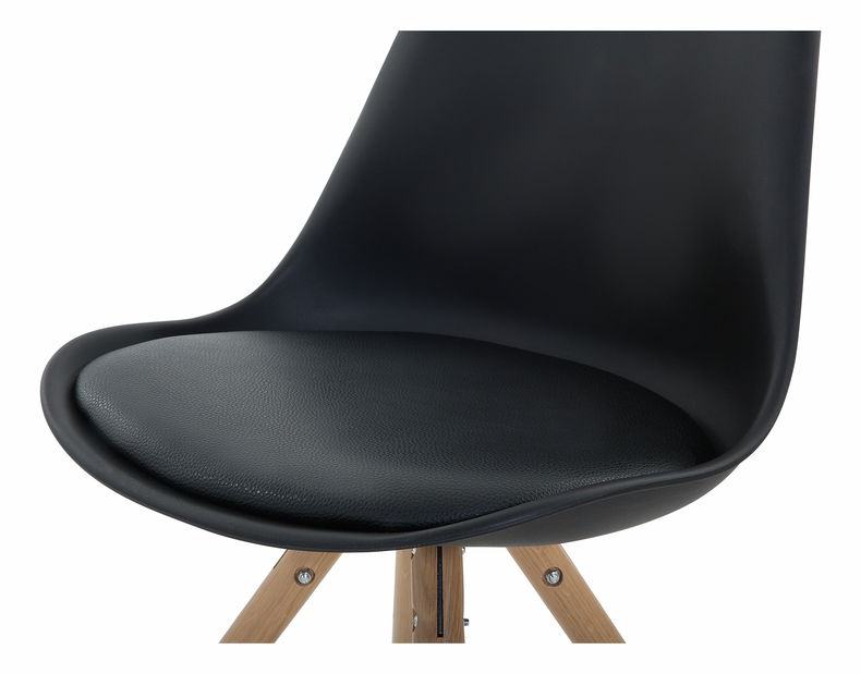 Set blagovaonskih stolica 2 kom. Doha (crna)