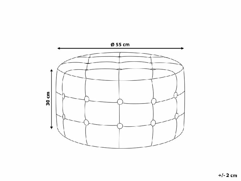 Taburete Tampioca (alb) 