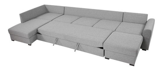 Rohová sedacia súprava Szafran U (tmavosivá) (L) *bazár