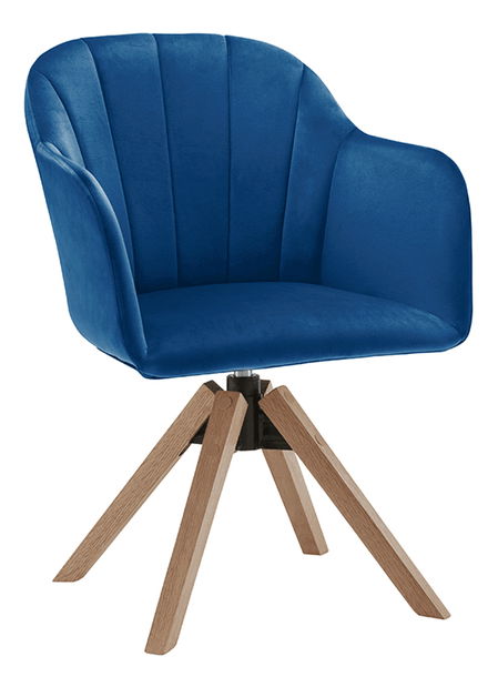 Kancelárské kreslo Daine (buk + tmvomodrá)