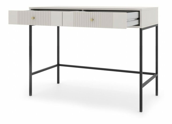 Toaletný stolík Isae 42 (kašmír + čierna)