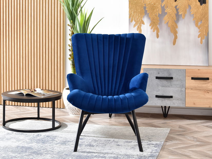 Dizajnové kreslo Lanzaris (zlatá)