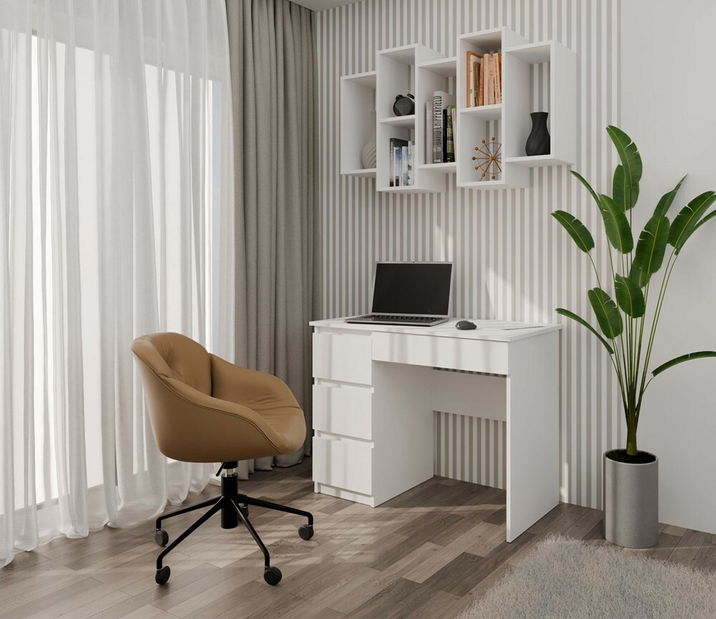 Raft de perete Batiscafo 1 (alb)