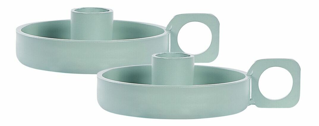 Set 2 sfeșnic Chorie (verde)