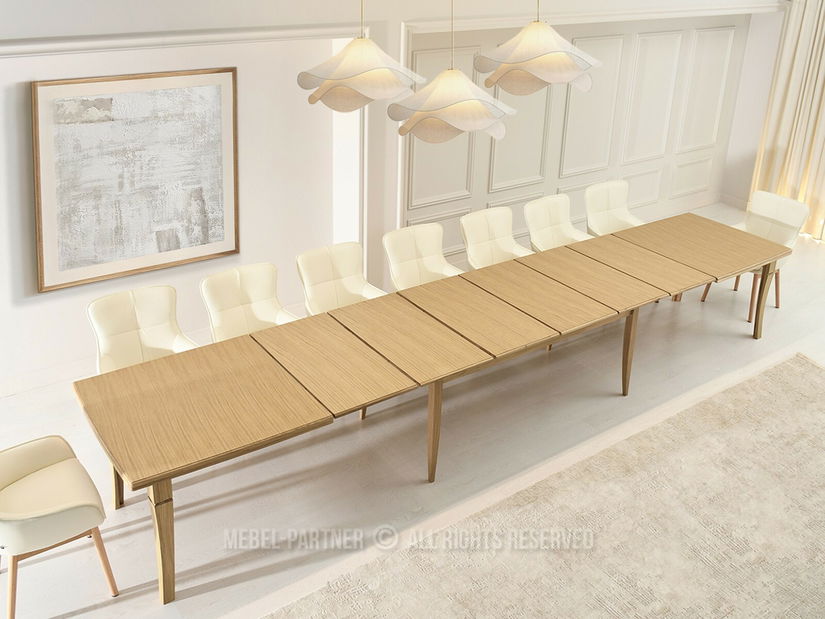 Masă sufragerie Wright (stejar)