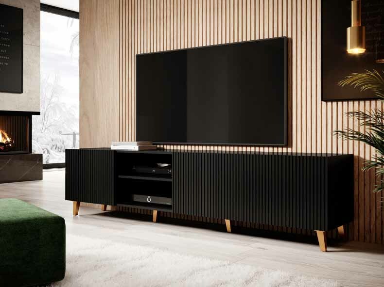 TV stolík Pallea (čierna)