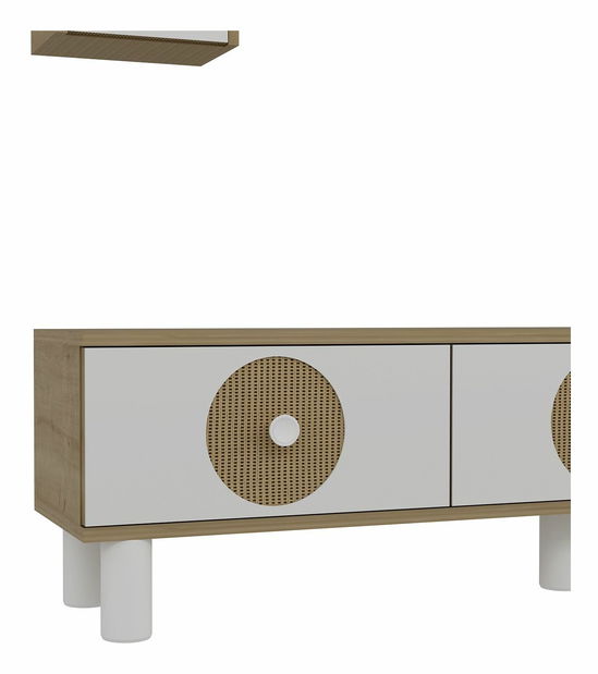 Nappali fal Dentialo (Hazeran tölgy)