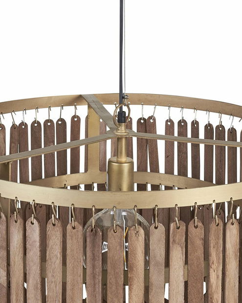 Závesné svietidlo Kaver (tmavé drevo)