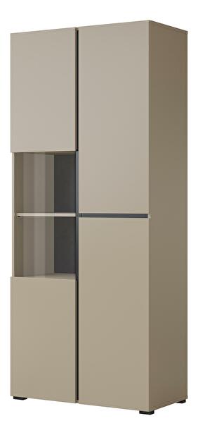 Vitrína Crossroad C12 (congo + čierna)