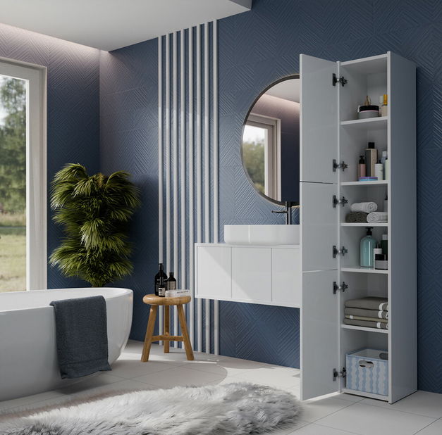 Kúpeľňová skrinka Samways 2 (biela)