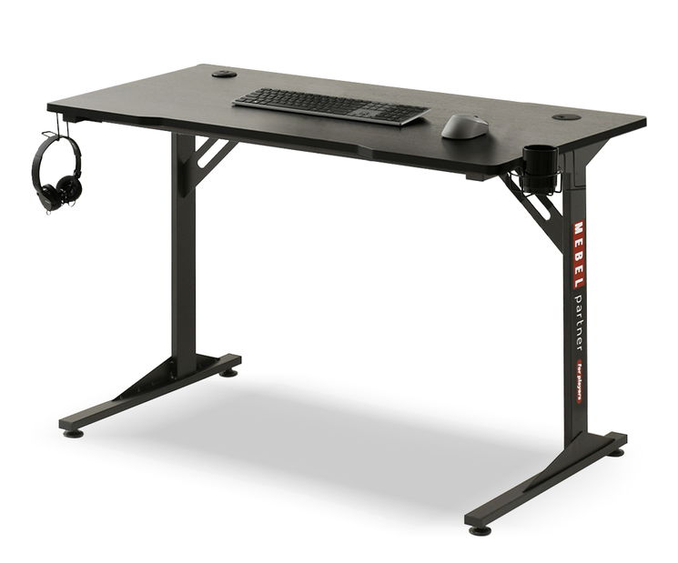 PC asztal Matts 115 (fekete fa + fekete)