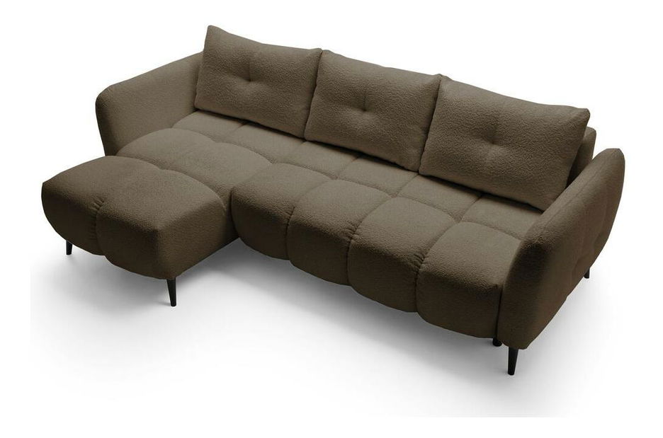 Sarokkanapé Odysea (B) (bézs + fekete) 