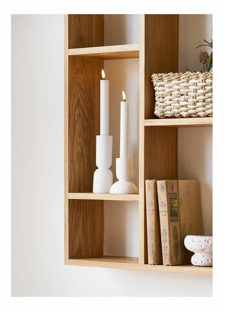 2 db-os gyertyatartó Csaloria 5 (fehér)