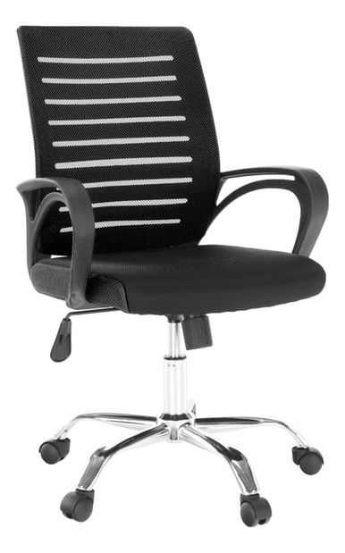 Fotoliu de birou Lisabolla (negru)