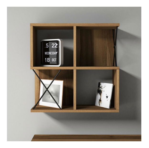 Polica Likime 2 (orah + crna)