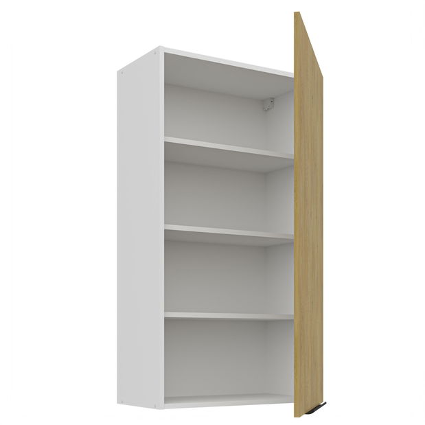 Dulap superior de bucătărie Carminia 60 G-108 1F (stejar cremona + alb)