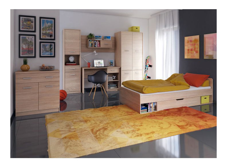 Dulap cu rafturi Thornham 2D1S