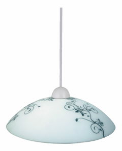 Viseća svjetiljka Bloomy 1848 (bijela + crna)