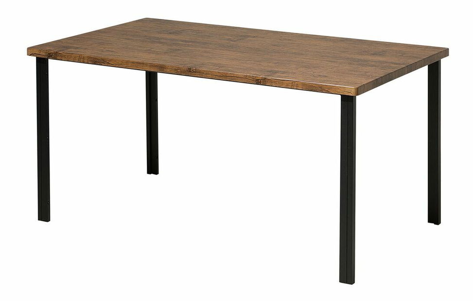 Jedálenský stôl Lasido (pre 6 osôb) (čierna)