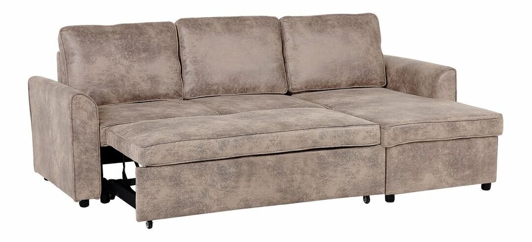 Kutna garnitura Narpes (smeđa) (s prostorom za odlaganje) (D) *rasprodaja