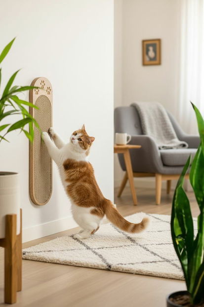 Škrabadlo pre mačky Albia (prírodná)