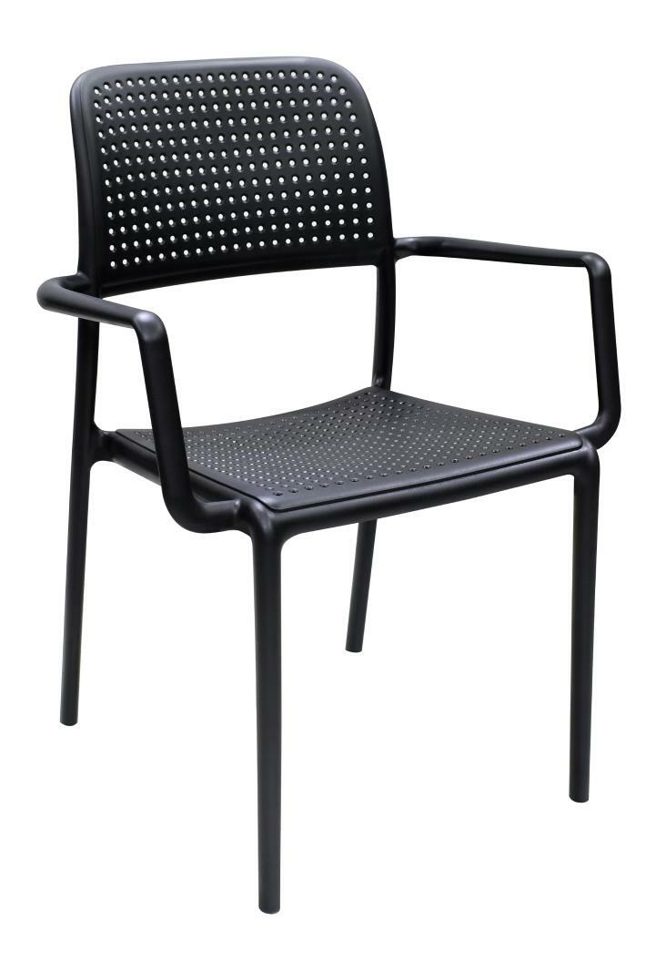 Jedálenská stolička Disco (čierna) 