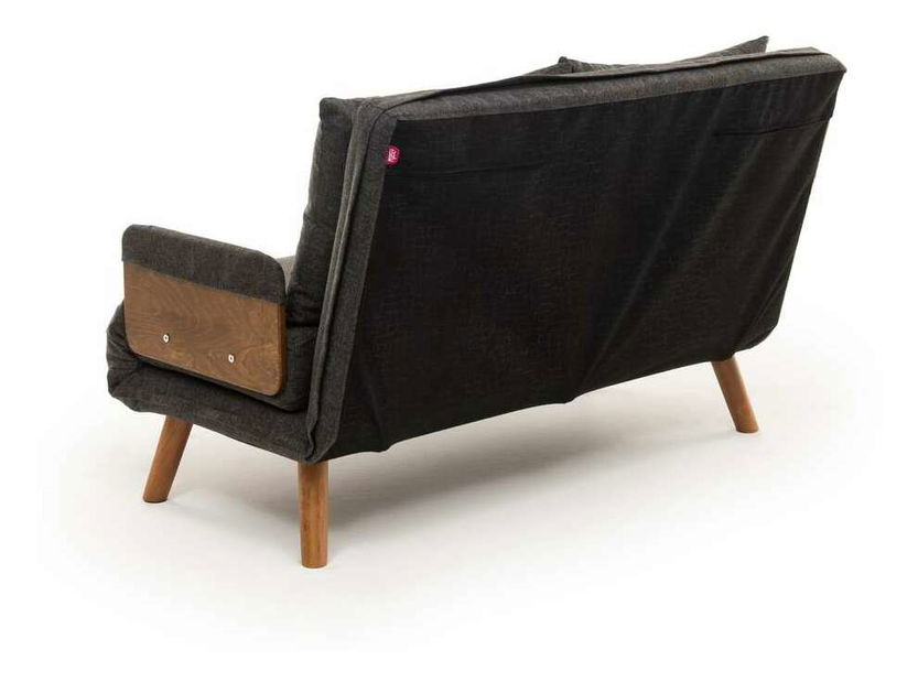 Kétszemélyes kanapé Como P (sötétszürke)