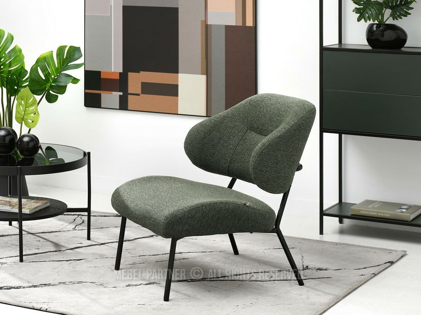 Fotoliu Estrida F (verde + negru)