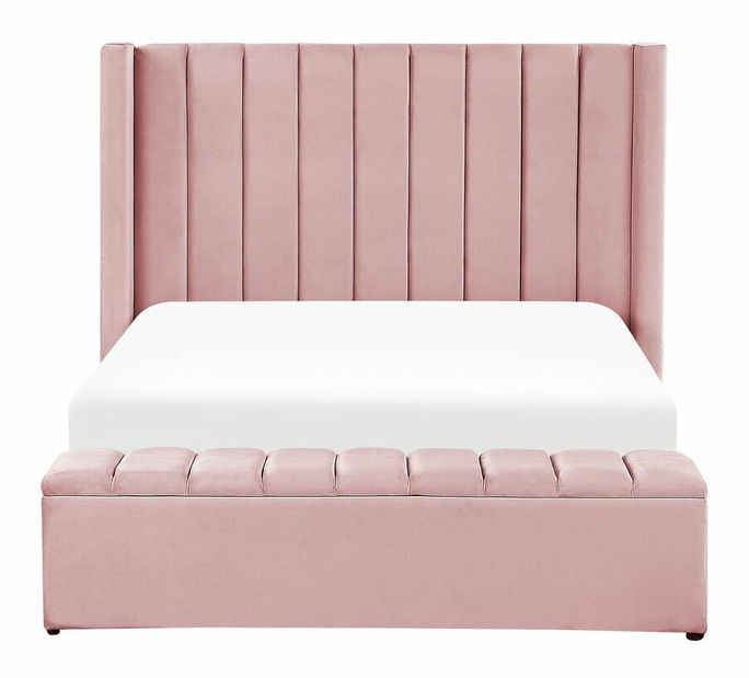 Manželská posteľ 140 cm Noya (ružová)
