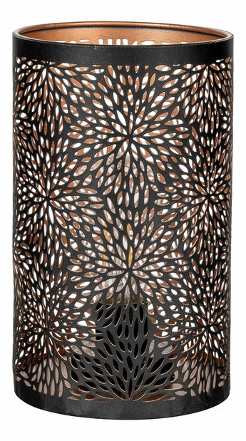 LED svietnik 60 ks Nastelia (čierna + medená)