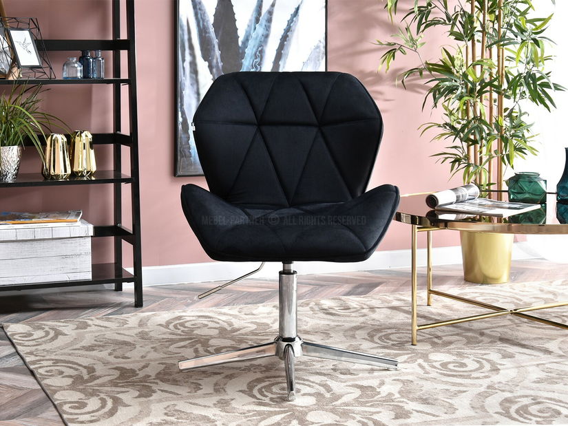 Fotoliu Velma S (negru)