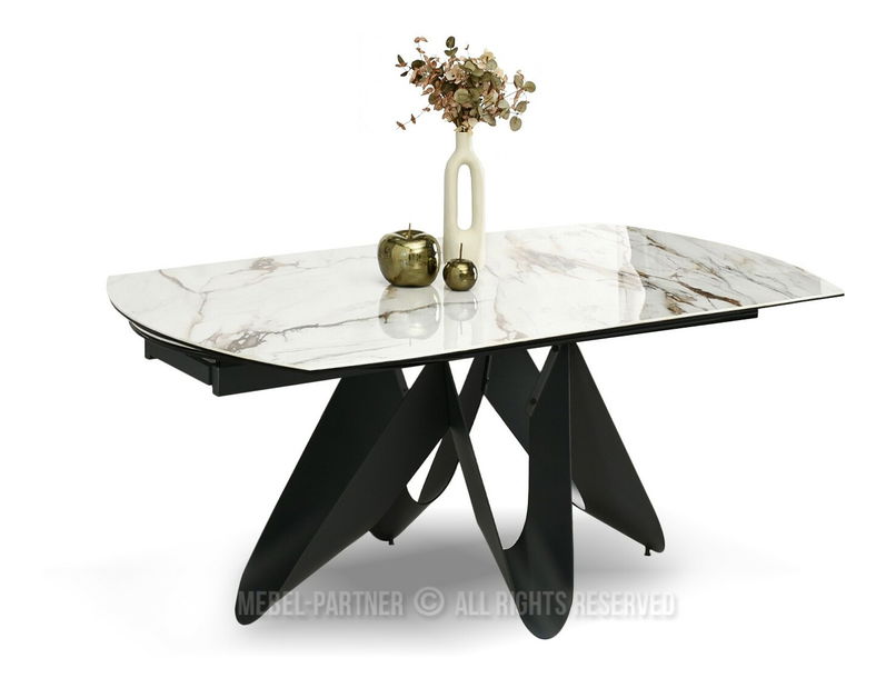 Jedálenský stôl Persi (béžová + čierna)