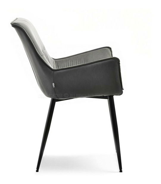 Stolica Maurizius (siva + crna)