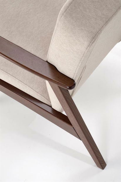 Fotel Milian 1 (bézs + dió)