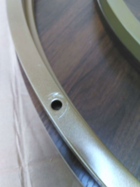 Măsuță cafea Klara (nuc + auriu) *resigilat