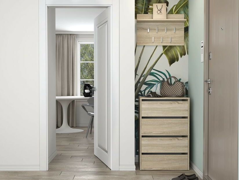 Botník (skrinka na topánky) Metido 2 (dub sonoma)