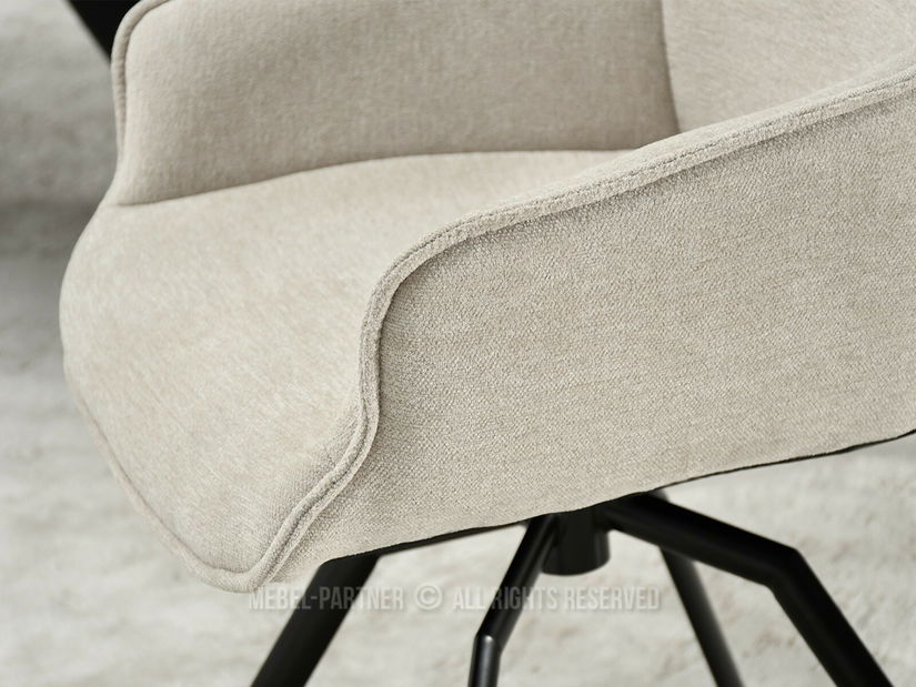 Jedálenská stolička Lowie (béžová + čierna)