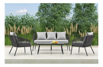 Mobilier de grădină Rolla (Gri)