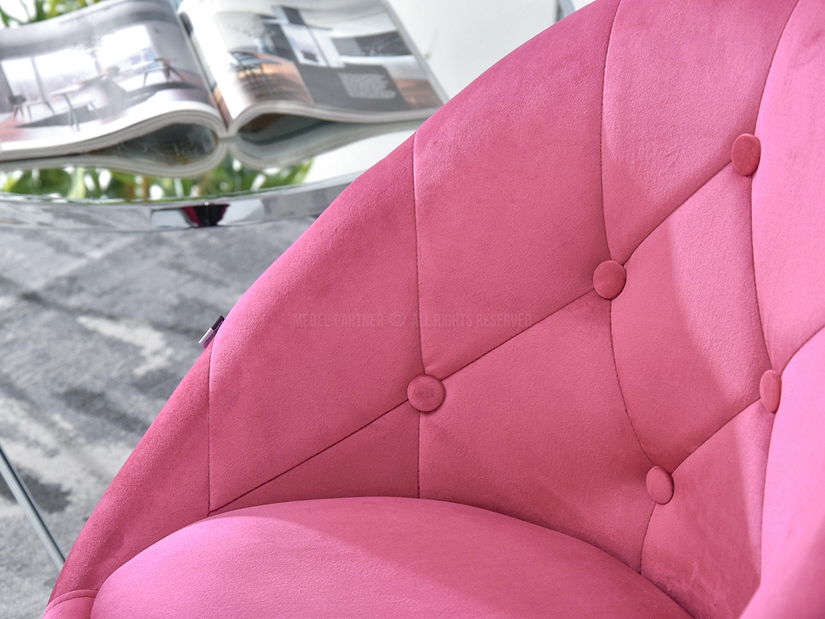 Fotoliu Lush 3 (roz + negru)